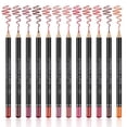 thumbnail image 1 of Juego de lápices delineadores de labios mate de 12 colores, delineador de labios marrón de alta pigmentación, suave aterciopelado, de larga duración, delineadores de labios resistentes al agua y a la, 1 of 4