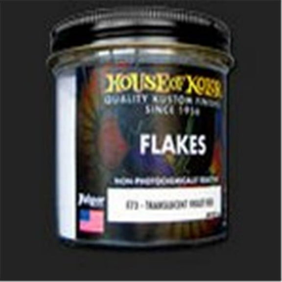 House Of Kolor MF02-C01 MF Series Dry Flake, 6 oz Can, Silver, 1/256th Rectangle