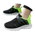 thumbnail image 3 of Xiaoxatg Girls Casual Sneakers For Kids And Teens Age 7 15 Lightweight Breathable Fashion Footwear With Fixed Design Comfortable Wear 10.5-11 Years Green, 3 of 9