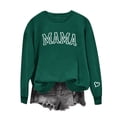 thumbnail image 5 of Frostluinai Mama Sweatshirts Women Long Sleeve Oversized Pullover Tops Crew Neck Funny Letter Print Sweat Shirts Loose Fit Sweatshirts Gifts, 5 of 10