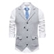 thumbnail image 2 of pstuiky Camisetas sin mangas para hombre, Chaleco informal de color liso con bolsillos y solapa para hombre Tops elegantes para mujer m, 2 of 7