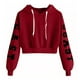 thumbnail image 4 of Sudadera Ombliguera Crop Top Con Capucha Para Sublimar, 4 of 8