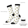 thumbnail image 4 of Logiee Rubber Duck Showe Print Adult Socks for Men & Women,Calf Socks, Ankle Socks,Boots Socks,Breathable Casual Sock,Unisex Crew Socks, 4 of 6