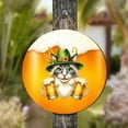 thumbnail image 4 of Best Ragdoll Dad Proud Beer Lover Happy Oktoberfest Round Wood Sign Cat Lover Kitten Owner Gifts Idea Hanging Wall Home Decor - 02016, 4 of 5