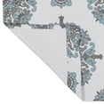 thumbnail image 3 of Eclipse Olivia Room Darkening Thermaweave, Rod Pocket Window Curtain Panel, 1 Panel, 37 in x 95 in, Aqua, 3 of 5