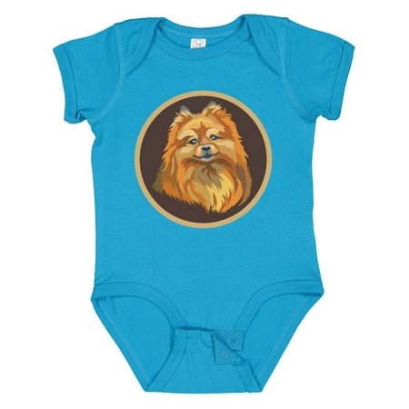 

Inktastic Pomeranian Dog Cute Gift Baby Boy or Baby Girl Bodysuit