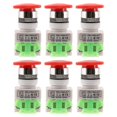 thumbnail image 1 of 6X Interruptor de Boton de Presion para Parada de Emergencia Tapa de Seta Rojo 1NO 1NC DPST CA 660V 10A, 1 of 8