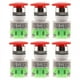 thumbnail image 1 of 6X Interruptor de Boton de Presion para Parada de Emergencia Tapa de Seta Rojo 1NO 1NC DPST CA 660V 10A, 1 of 8