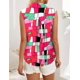 thumbnail image 2 of Camisa HOTOUCH sin mangas con cuello y botones para mujer rosa, 2 of 6