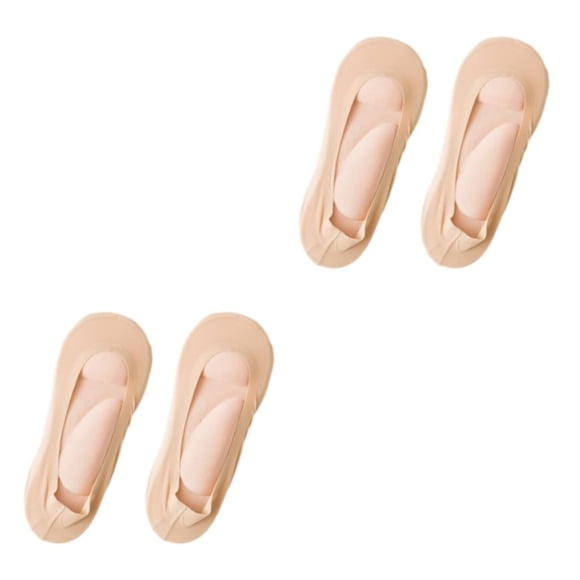 Wweixi Arch Support Low-cut Liners Socks Walk Through Life With Ease And Comfort Skin pink 35-39 2Set