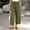 Army Green women wide leg pants with pockets a1, variant on Cagogo Women's Wide Leg Drawstring Loose Pants with Pockets Casual Palazzo Lounge Trousers Travel Vacation Beach Wear Soft Relaxed Fit, Black L