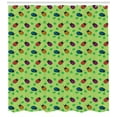 thumbnail image 3 of Ambesonne Ladybug Shower Curtain, Luck Bugs Girls, 69"Wx70"L, Multicolor, 3 of 3