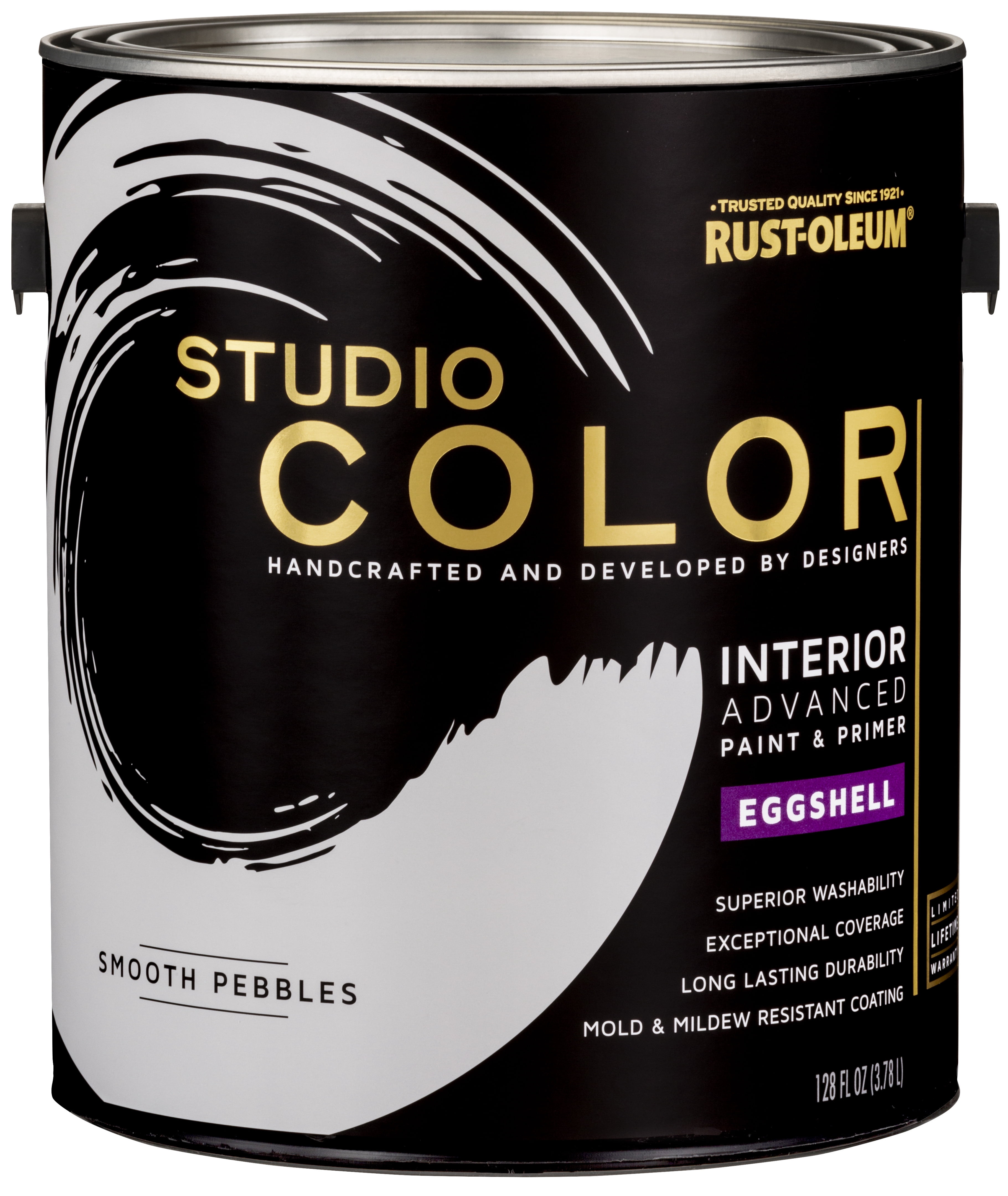 Smooth Pebbles, Rust-Oleum Studio Color Interior + Primer Eggshell Finish, Gallon