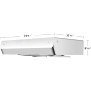 FOTILE Pixie Air UQG Stainless Steel Under Cabinet Range Hood, 850 CFMs Kitchen Over Stove Exhaust Vent with LED Lights Dual AC Motors, Motion Control and Touchscreen