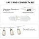 thumbnail image 4 of Cadena de luces DAMAING para exteriores, 61 m, impermeables, 104 LED, vintage, 4 of 8