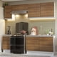 thumbnail image 2 of Cocina Integral Completa Glamy Madesa 240cm Blanco/Marrón, 2 of 5
