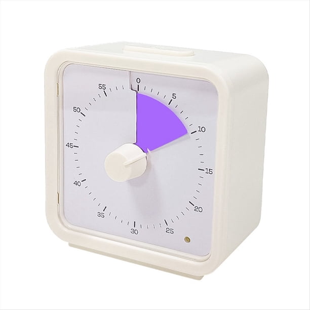 Temporizador Visual 60 Minutos para NiñOs, Herramienta de GestióN del Tiempo, Temporizador de Estudio en Aula, Temporizador Pomodoro con Funcionamiento Silencioso, Color