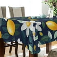 thumbnail image 5 of Yayeee Tablecloths 60" x 60" Rectangle Wrinkle Resistant Party Table Cover, Lemon Flowers, 5 of 8