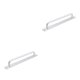 thumbnail image 1 of Kenally manija de los muebles con tornillos de montaje perillas de hardware sin perforaciones de aleación tiradores de puertas decoración de gabinete Plata/224mm 2piezas Kenally CBP390343, 1 of 5