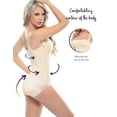 thumbnail image 6 of Siluet Sil-1025-Nu-XS Extra-Strength Compression Panty Strapless Shapewear with Latex, Nude - Extra Small, 6 of 6
