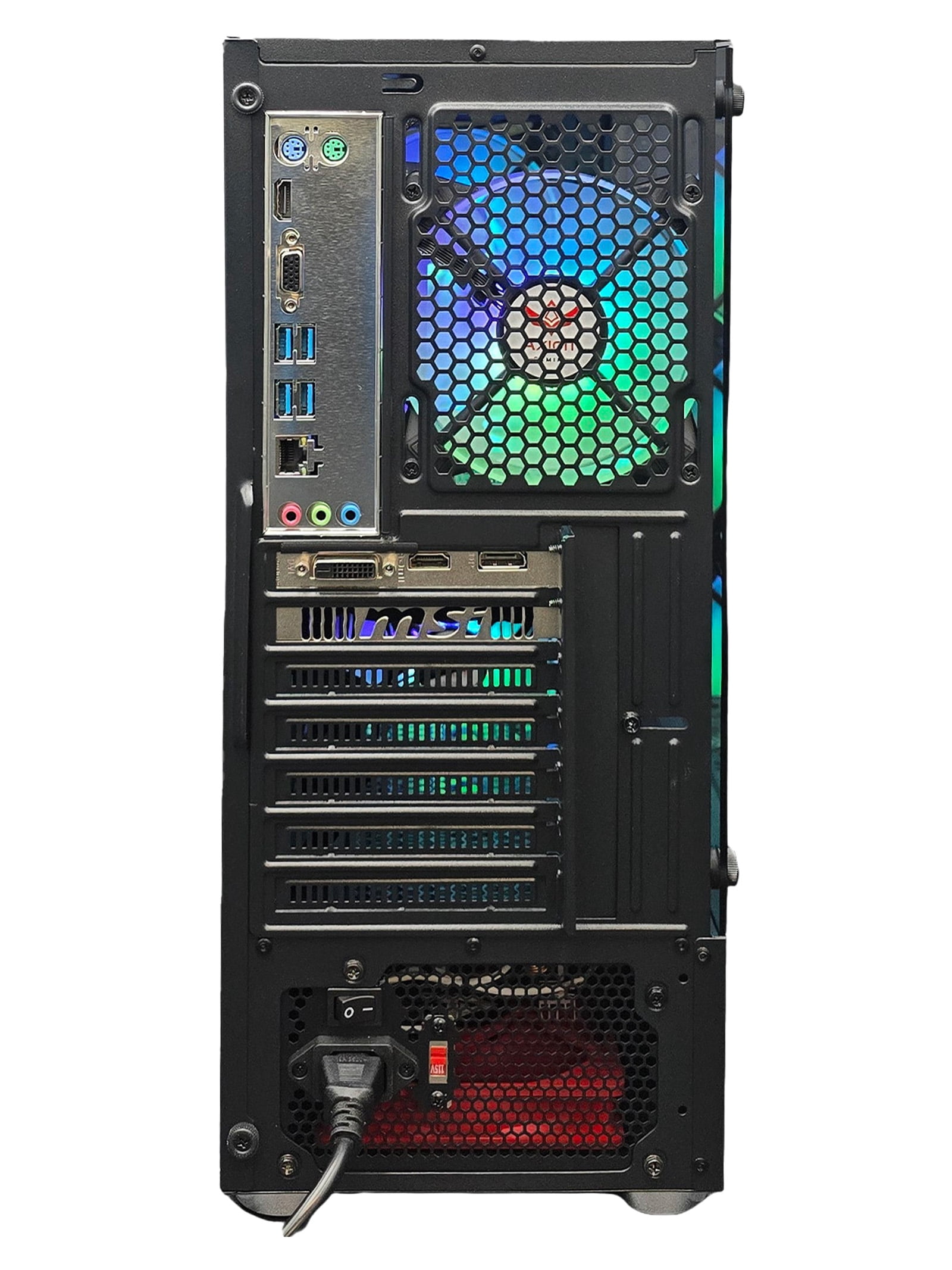 Axiom Gaming® Eclipse Gaming PC Desktop – AMD Ryzen 5, 16GB DDR4, 512GB SSD, GTX 1060 6GB, WiFi, Windows 11 Home