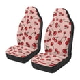 thumbnail image 4 of KUIFORTI Red Cherries Car Seat Covers Non-Slip Seat Covers Front Seats Only Elastic Fabrics Full Protection Car Accessories Flannel Suitable for Most Cars,SUV, 4 of 7