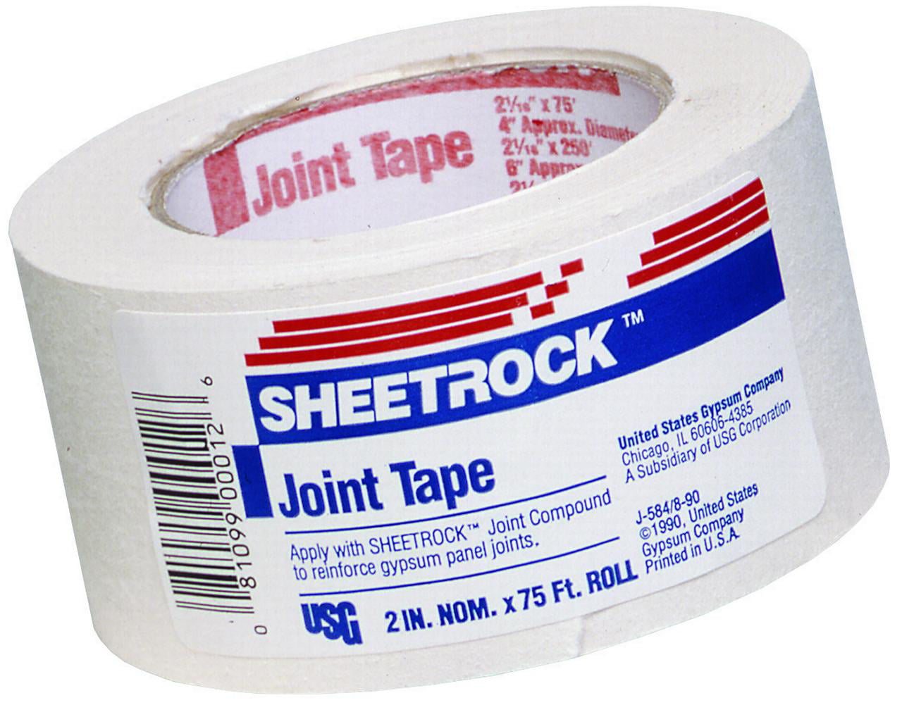 Saint-Gobain ADFORS FDW6619-U FibaTape Paper Drywall Joint Tape 2-Inch x 500-Fee 