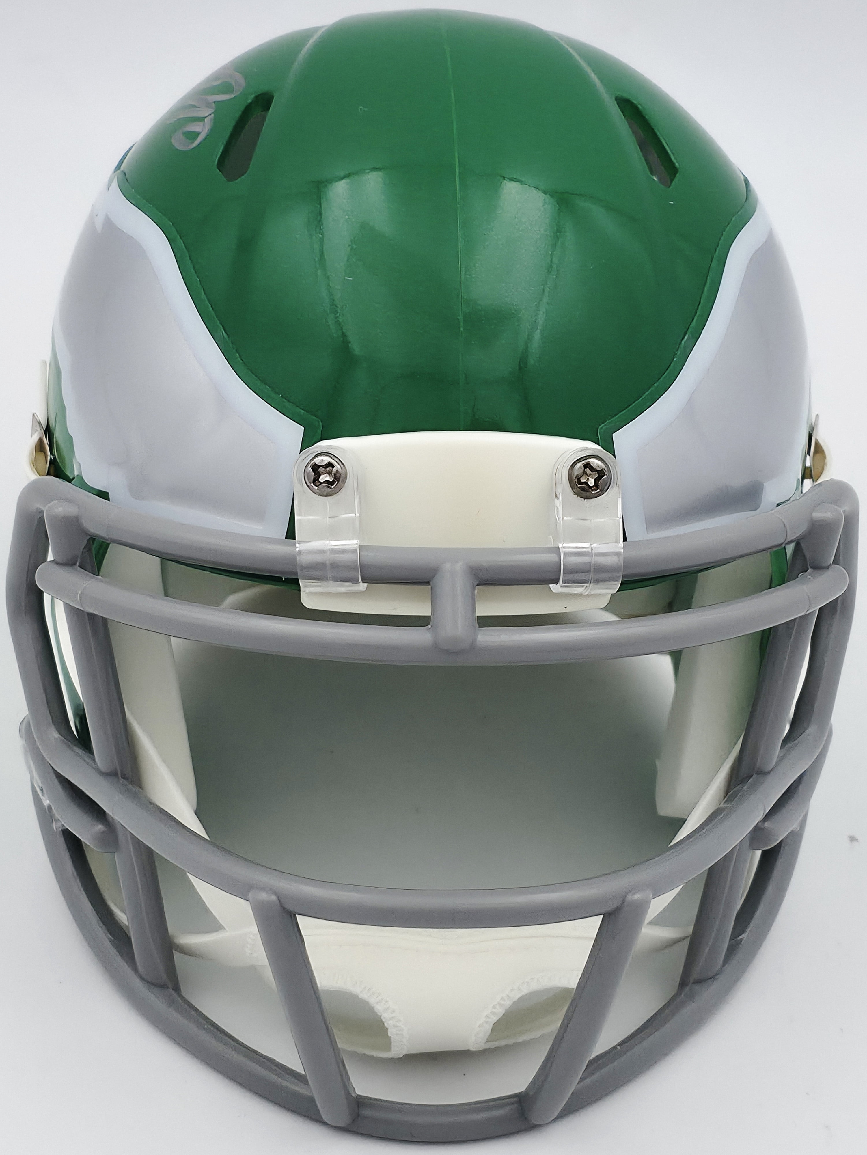 DeSean Jackson Autographed Philadelphia Eagles 2023 Alternate Kelly Green Speed Mini Helmet Beckett BAS Witness 243639