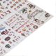 thumbnail image 3 of 50pcs Santa Claus Temporary Tattoos Waterproof Fake Tattoo Stickers for Christmas, 3 of 5