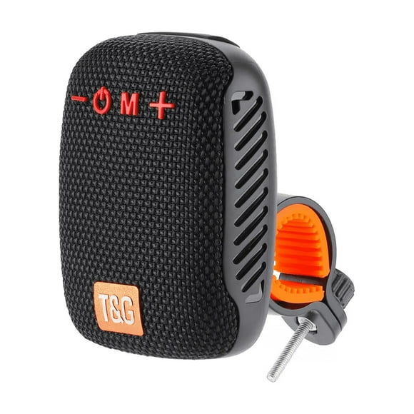 Bocina Bluetooth Portátil Manos Libres De Manubrio Bici Moto negro