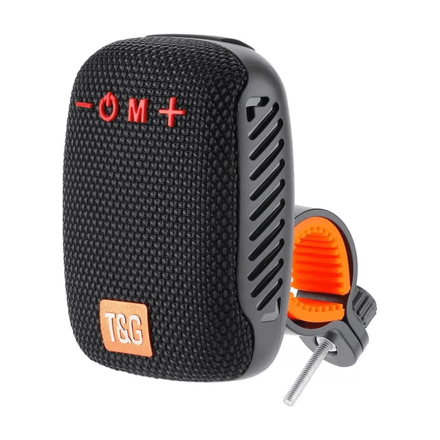 Bocina Bluetooth Portátil Manos Libres De Manubrio Bici Moto negro