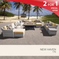 thumbnail image 2 of New Haven 17 Piece Outdoor Wicker Patio Furniture Set 17b, 2 of 7