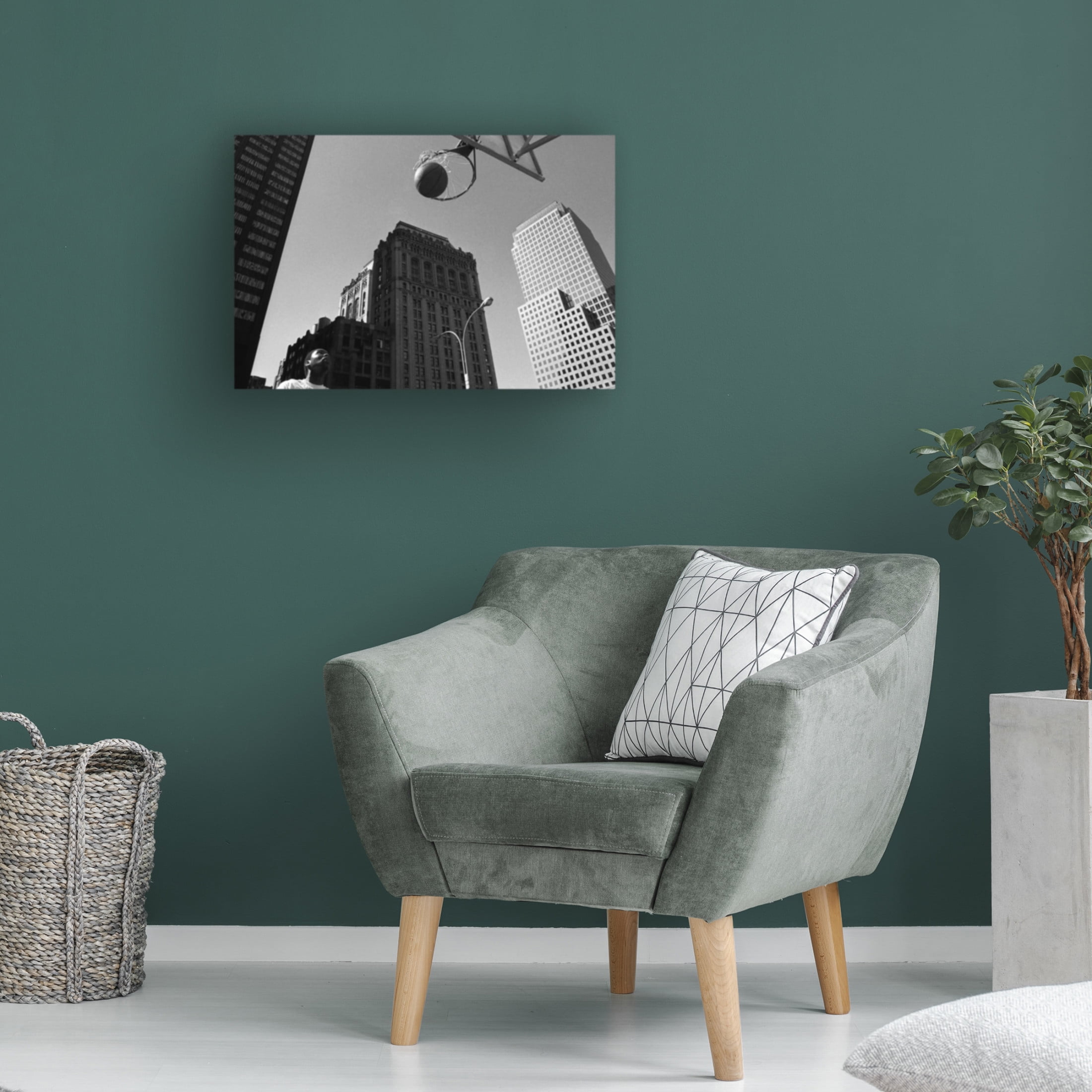 Canvas Wall Art - Dieter Matthes 'The Ball From The Series Qaloneq ' Wall Art for Living Room, Bedroom, or Office Décor by Trademark Fine Art - 47 x 30 Inches