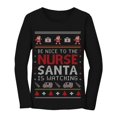 thumbnail image 6 of Tstars Womens Ugly Christmas Sweater Gift for Nurse Christmas Holiday Shirts Xmas Party Funny Humor Christmas Gifts for Her Nurses Xmas Gift Women Long Sleeve T Shirt Ugly Xmas Sweater, 6 of 6