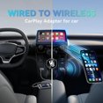 Mini Wireless Apple CarPlay Adapter, Wireless Android Auto, Convert