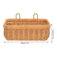 thumbnail image 3 of MasteelfCA Onion Basket Handwoven Basket Hanging Wall Onion Container Home Storage Basket, 3 of 8