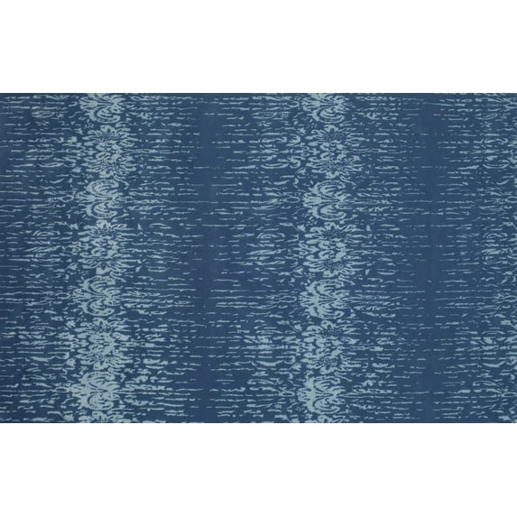 Ahgly Company Indoor Rectangle Contemporary Blue Persian Area Rugs, 6' x 9'