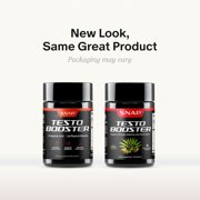 Snap Supplements Testosterone Support with Tongkat Ali and D-Aspartic Acid, 60 Capsules, Adult Dietary Supplement, Easy-to-Use Capsule Format, For supports male vitality, energy and stamina