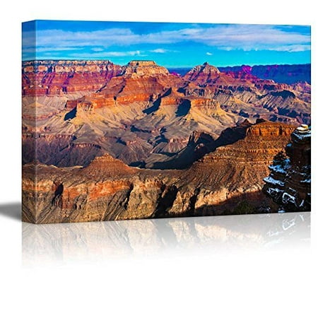 Canvas Prints Wall Art - The Beautiful Landscape of Grand Canyon National Park, (Best Canyons In Arizona)