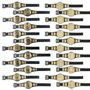 Complete Set of 24 Championship Belts for WWE & AEW Wrestling Action Figures (Series 1 & 2)