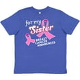 thumbnail image 3 of Inktastic For My Sister - Breast Cancer Awareness Youth T-Shirt, 3 of 5