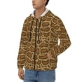 thumbnail image 3 of Honeii Snake Skin Print Hoodies for Men, Pullover & Full Zip, Breathable Zip up Hoodie, Sweatshirt-X-Large, 3 of 5