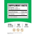 thumbnail image 2 of BulkSupplements Saw Palmetto Softgels - 270mg per Serving (90 Softgels - 90 Servings), 2 of 5
