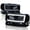 Chrome Housing Smoke Lens, variant on Spec-D Tuning Glossy Black LED Light Bar Projector Headlights + Bumper Lights Compatible with 1999-2006 GMC Sierra 1500/2500/3500, Left + Right Pair Headlamps Assembly