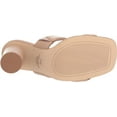 thumbnail image 4 of Cole Haan Reina Two-Band Brush Leather Slip On Open Toe Block Heeled Sandals (Brush Leather, 11), 4 of 6