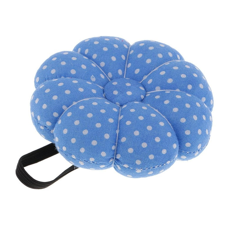 Pin Cushions - Wrist Pin Cushion for Sewing Pincushion with Soft Fabric, Pin  Patchwork Holder crafts & Sewing Blue 