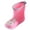 A43-Pink, variant on Waterproof Non-Slip Lightweight Rubber Rain Boots With Easy-On Handles For Toddler Boys And Girls Blue