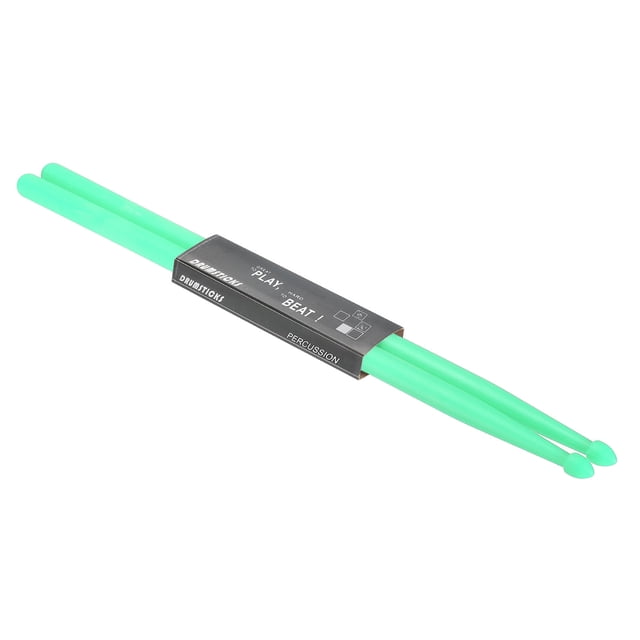 Unique Bargains Tambour en Nylon 5A Poignée Antidérapante pour Instruments de Musique Percussion Vert