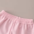 thumbnail image 5 of UngA Toddler Baby Boys Summer Clothes 3 6 12 18 24 Months 2T 3T 4T 5T Embroidery Short Sleeve T Shirt Tops Short 2 Pcs Set Back To School Newborn Toddler Baby Girl Outfits (Pink,12-18 Months), 5 of 7