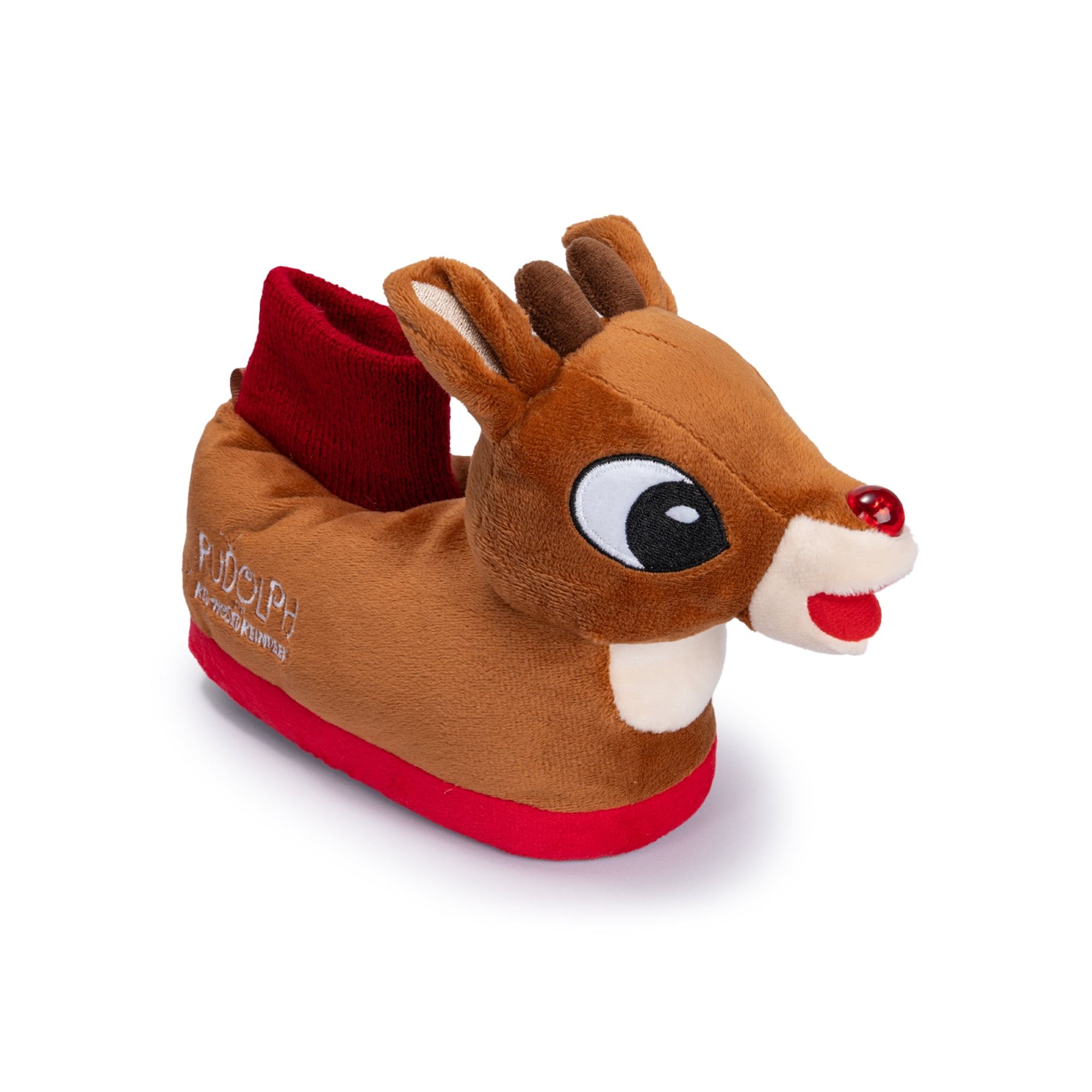 RUDLPH REIN TODDLER AND LITTLE GIRLS 3D SLIPPER